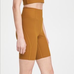 Girlfriend collective Saddle high rise compressive bike shorts